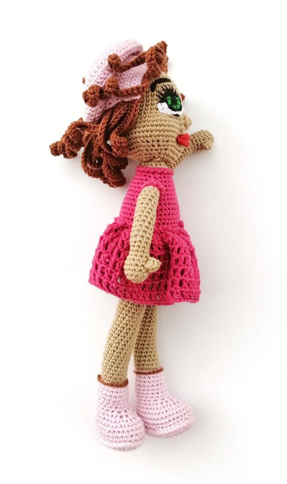 Amigurumi Oyuncak Bebek Kırmızı 2 Amigurumi Oyuncak Bebek Kırmızı