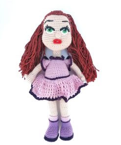 Amigurumi Oyuncak Bebek Mor